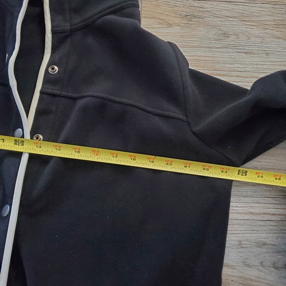 SUSAN GRAVER WEEKEND snap fleece contrast trim L - Picture 10 of 11